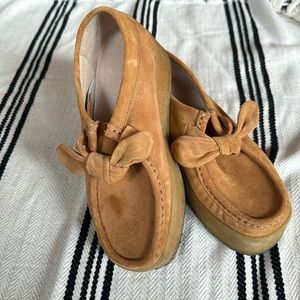 Loeffler Randall wallaby loafers size 7, worn a few times, see soles..: